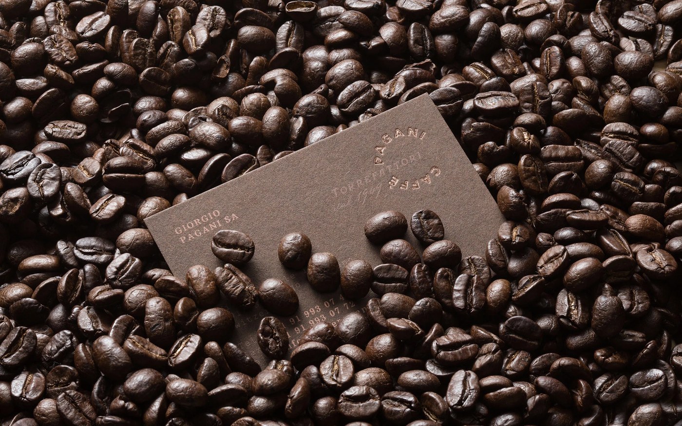 caffè pagani pavel emelyanov diseño de envase de embalaje de marca de café