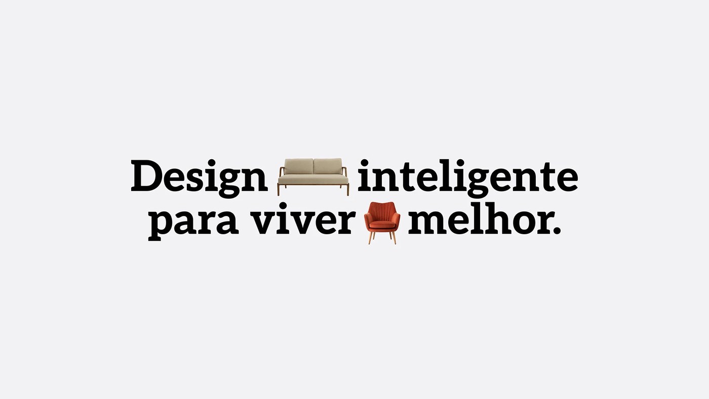 Brand identity uppercase wordmark typography and graphic system for CASA&CO. by Estúdio Lippi