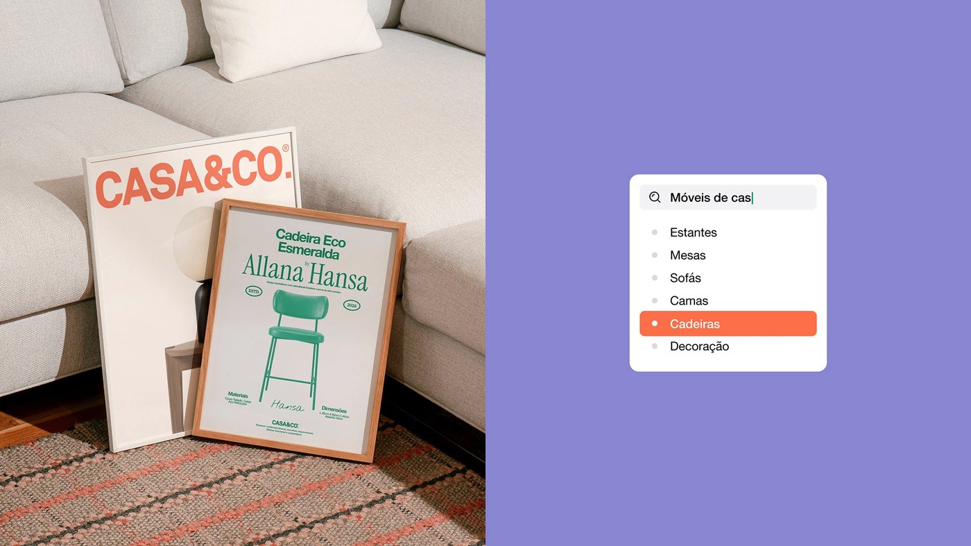 Brand identity layout grid and chromatic color palette for CASA&CO. by Estúdio Lippi