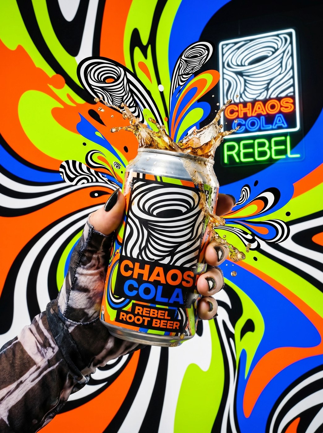 Packaging Design: Chaos Cola by Up-Brands
