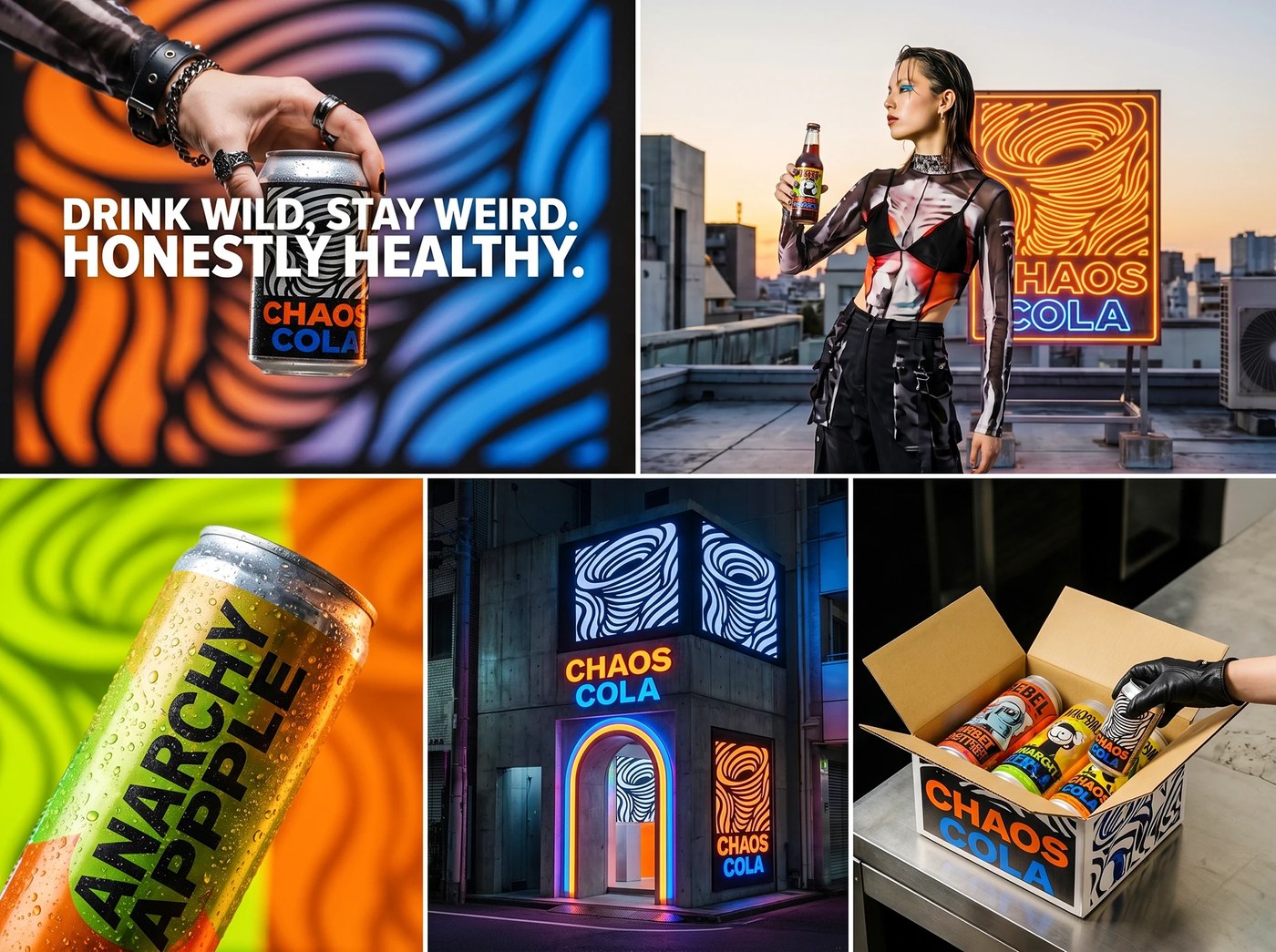 Packaging Design: Chaos Cola by Up-Brands