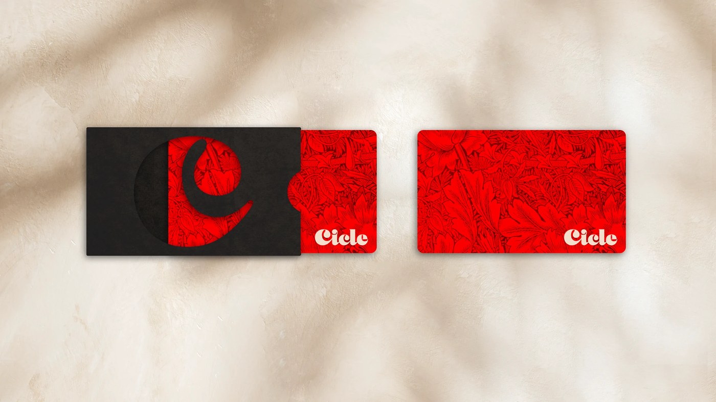 Grid-based design sheets from the cicle branding katja guseva system.