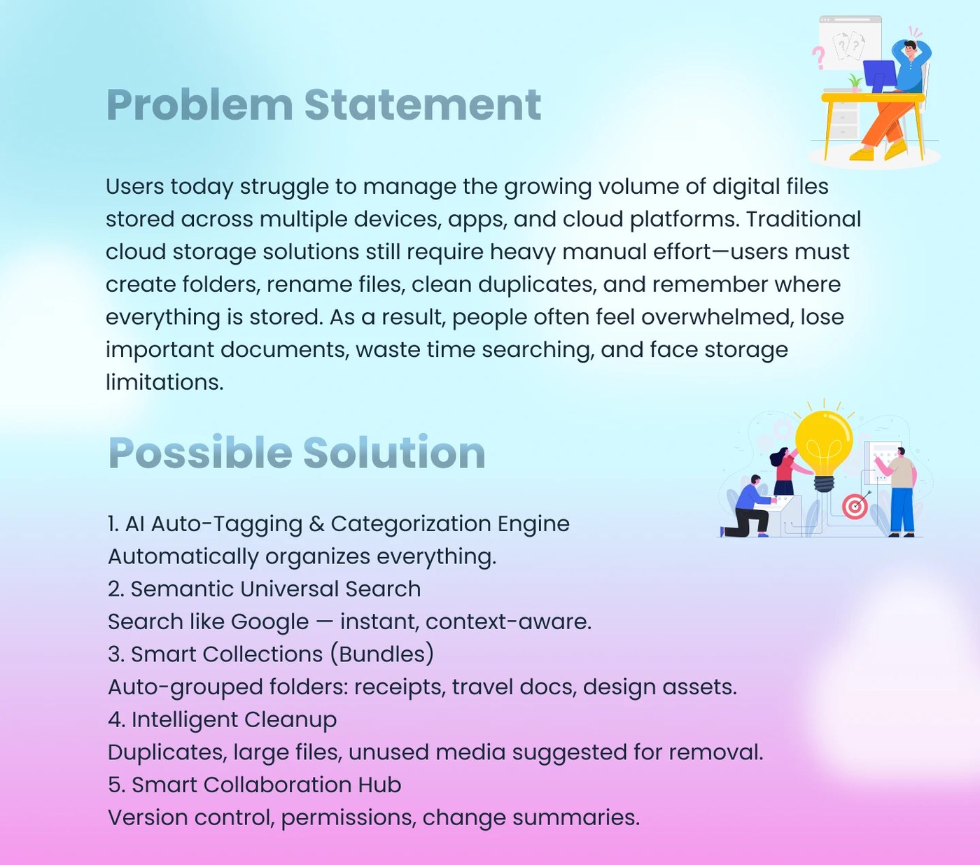 ClarityDrive cloud storage drag and drop interaction — ui ux design by Aniket Jagtap