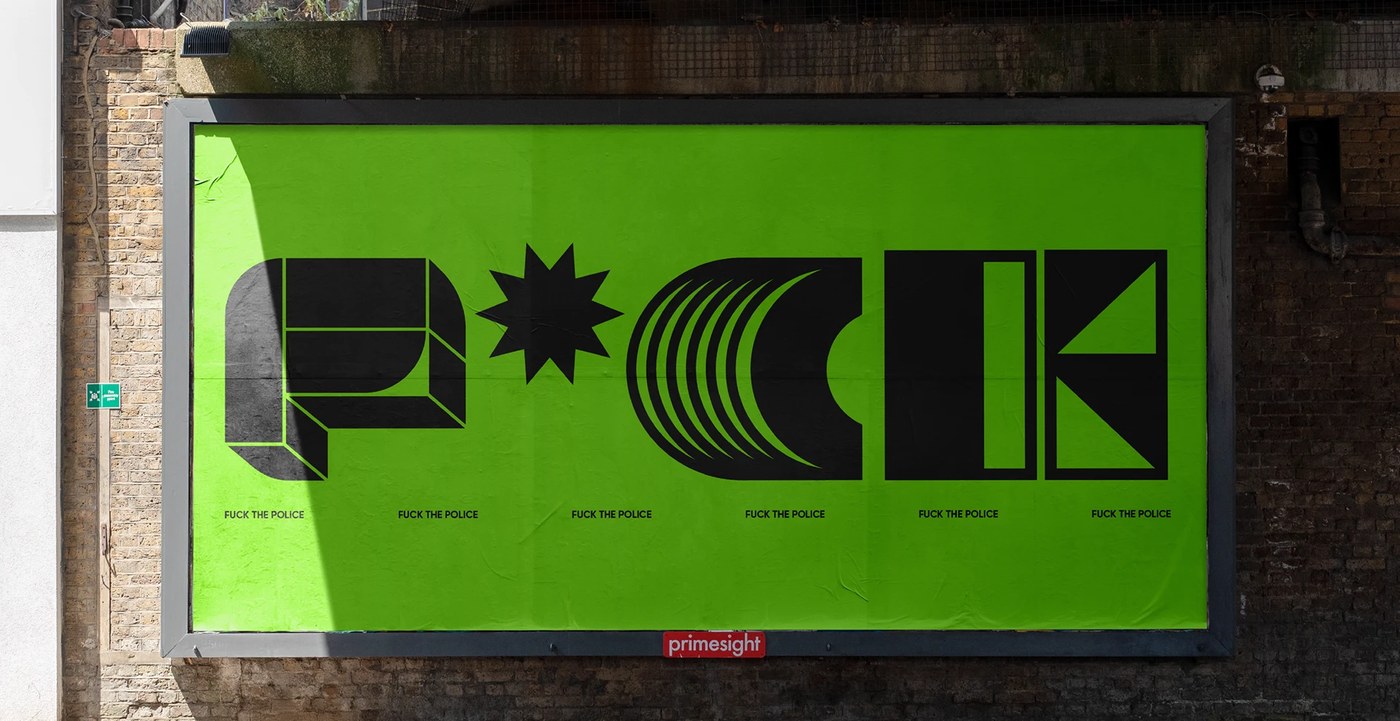 Muestre una muestra de diseño gráfico de tipografía retro que muestra una combinación de mayúsculas y minúsculas.