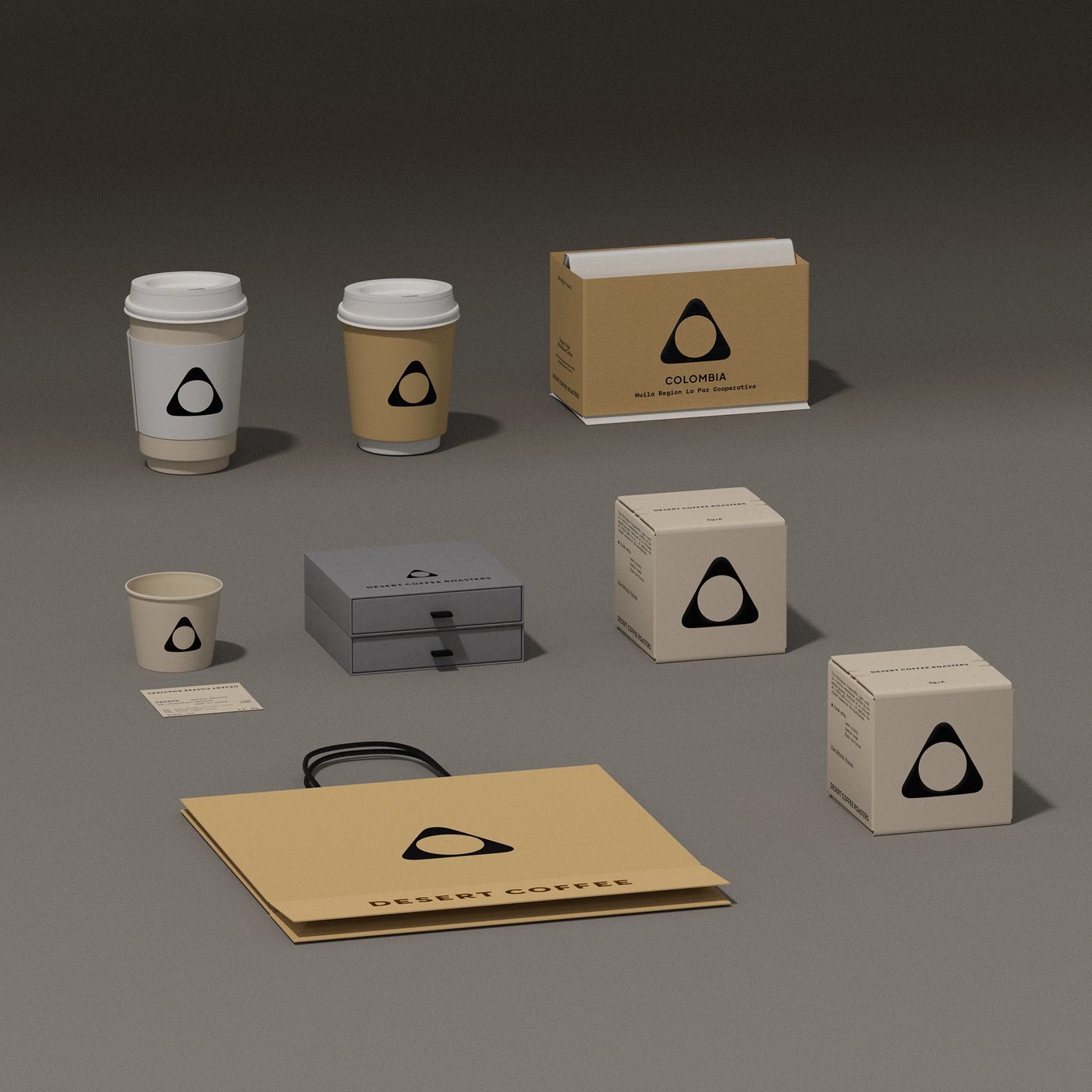 Desert Coffee Roasters Visual Identity and Branding by taoSTUDIO