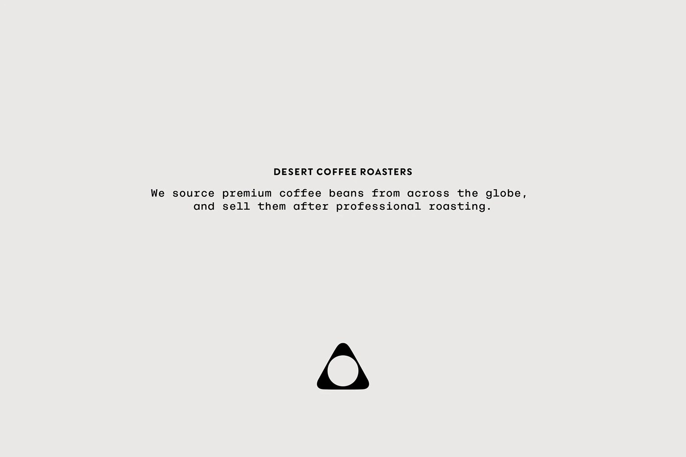 Desert Coffee Roasters Visual Identity and Branding by taoSTUDIO