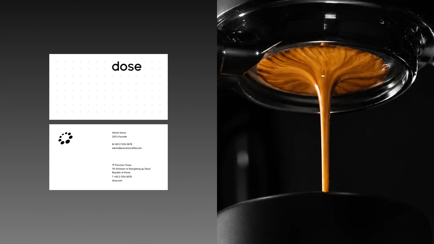 dose smart coffee brewing companion hardware device ui/ux design
