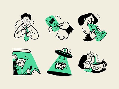 Drawink Animals Illustrations Getillustrations: Line Art