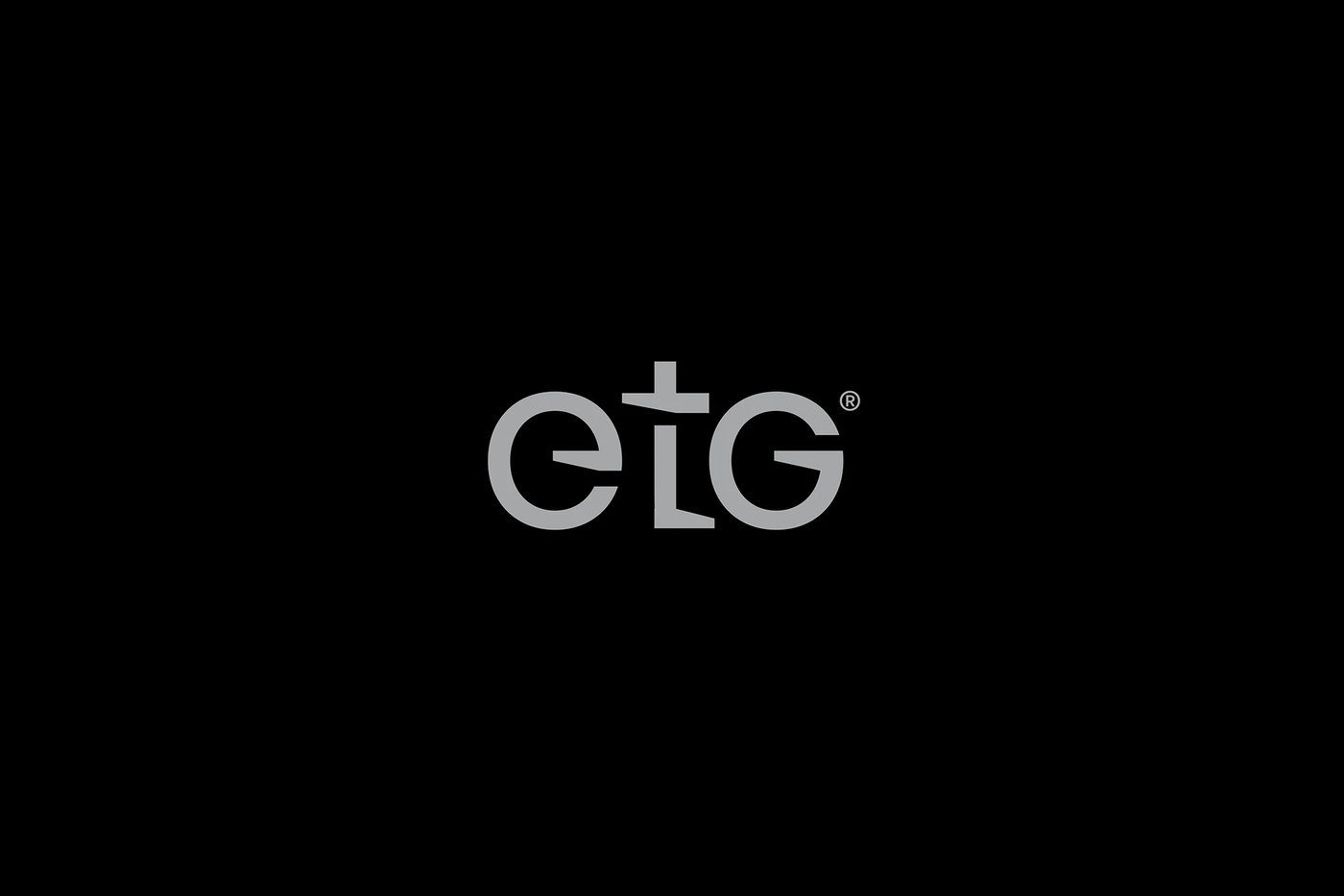 E - T GROUP architectural brand identity custom logotype geometry by iFRAME DESIGN STUDIO