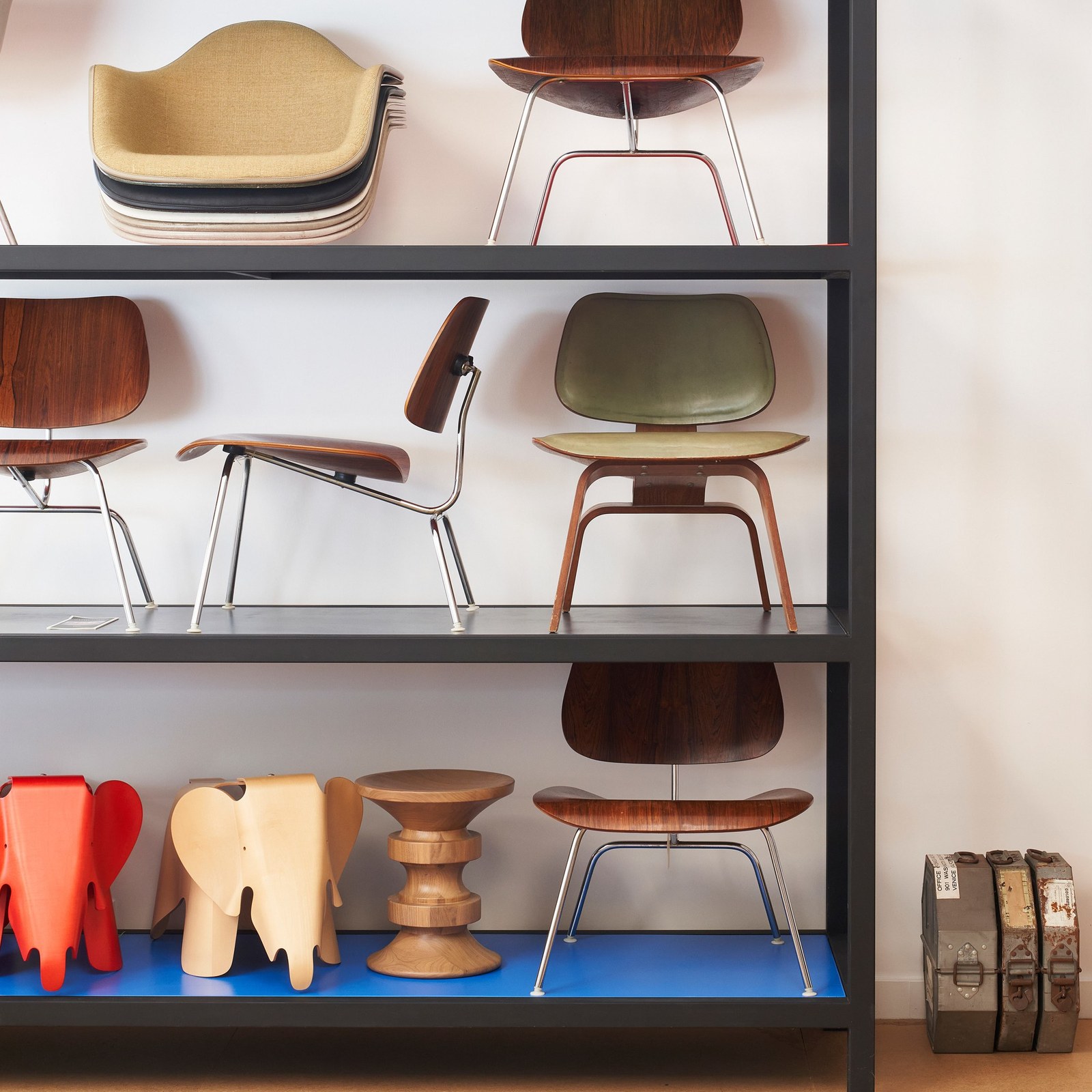 Eames Institute brand identity curious e monogram and graphic system by Manual
