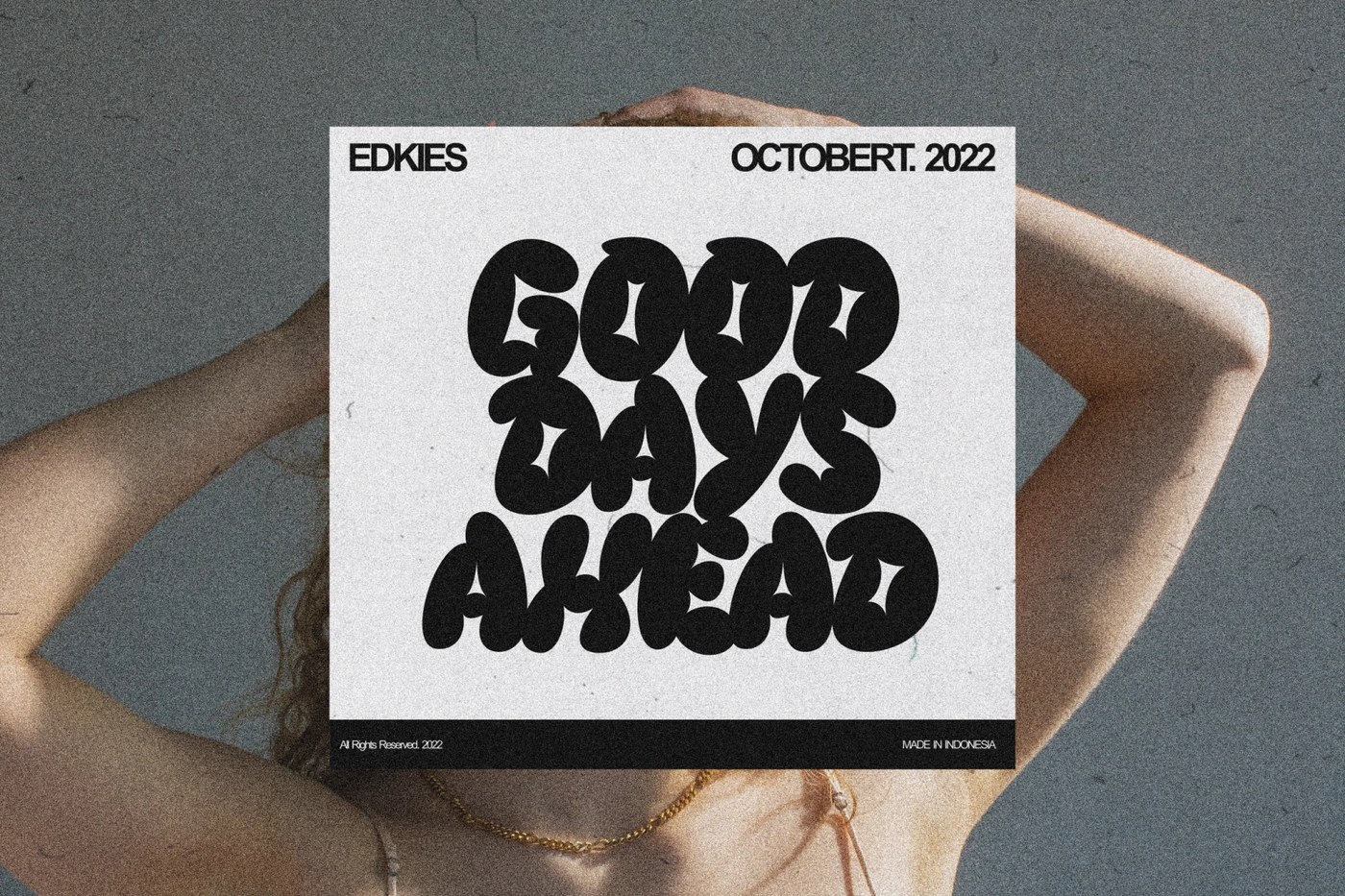 Edkies bubble display font overview — all characters by Pixel Surplus