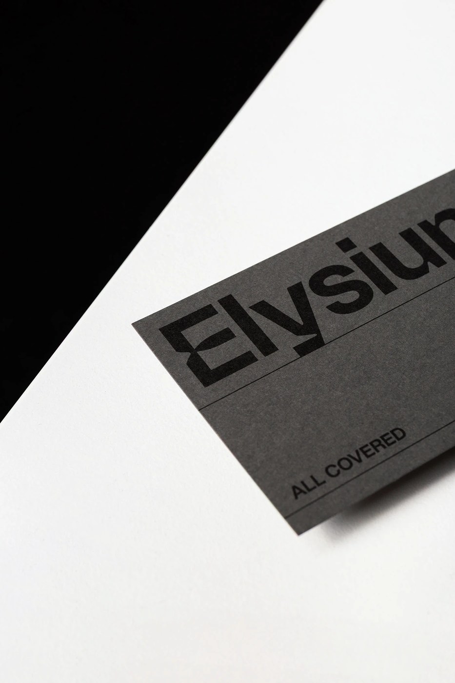 Architectural grid and typographic layout — brand identity design by Another Collective