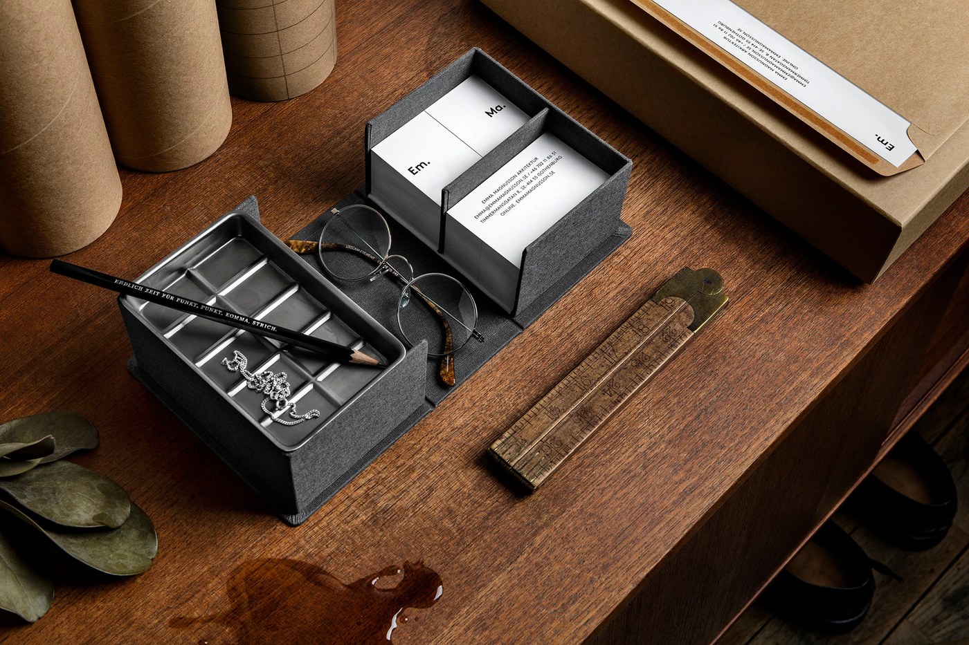 stationery design within the ui ux web design dashboard layout system