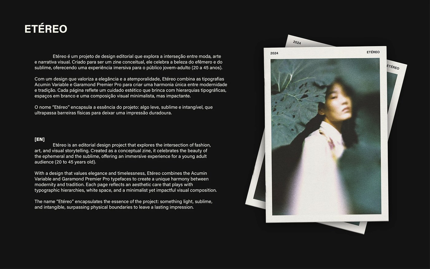 Etéreo Zine M / Martins Estúdio Editorial Layout