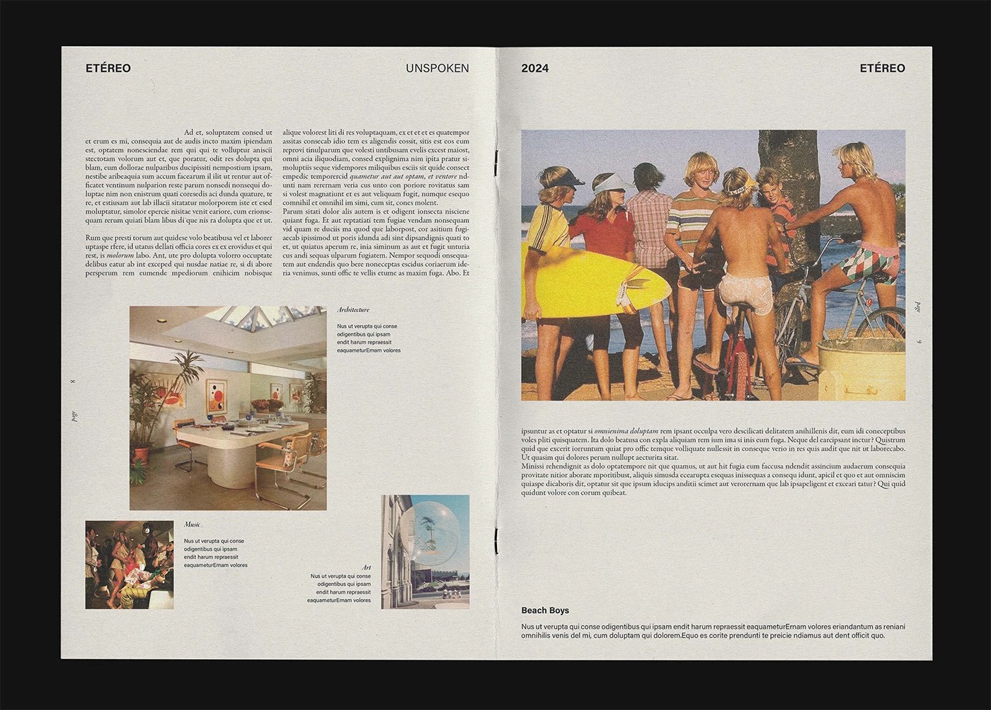 Etéreo Zine M / Martins Estúdio Editorial Layout