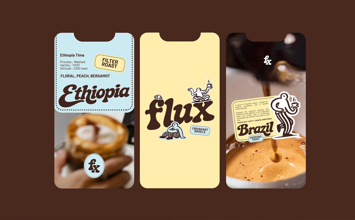 Brand Identity: FLUX COFFEE by ARTSBY EMDE