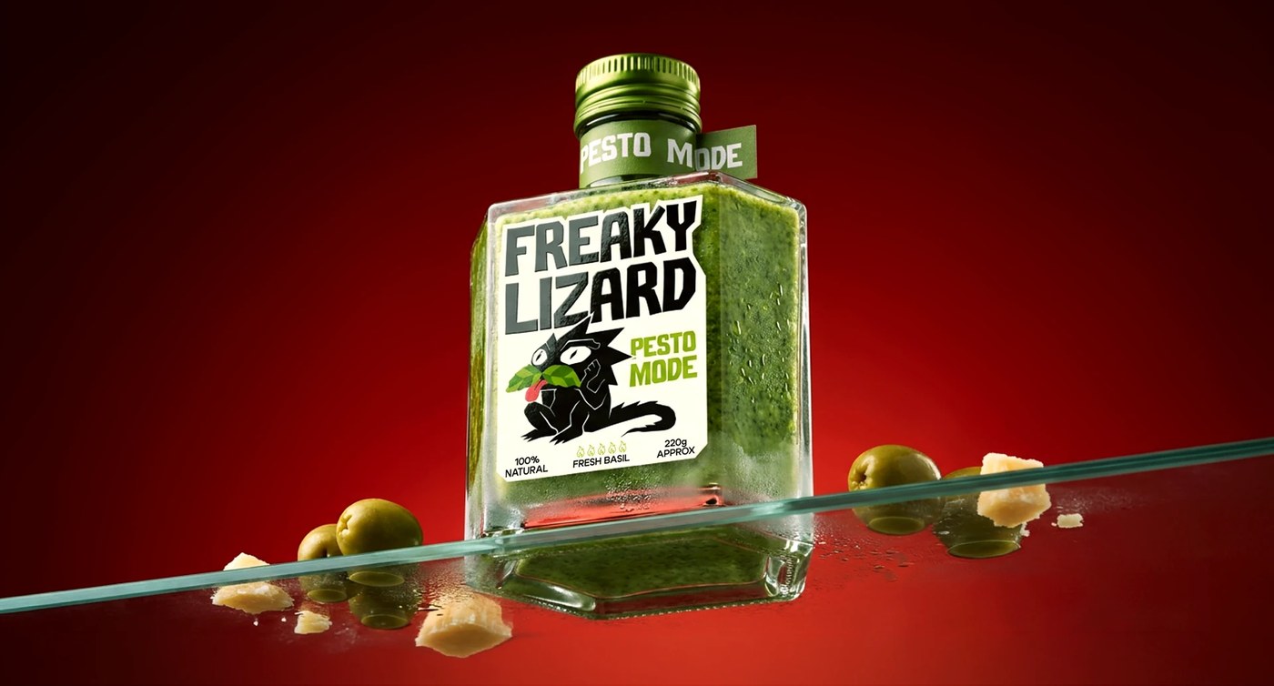Freaky Lizard Branding Packaging Yevheniia Dutchak