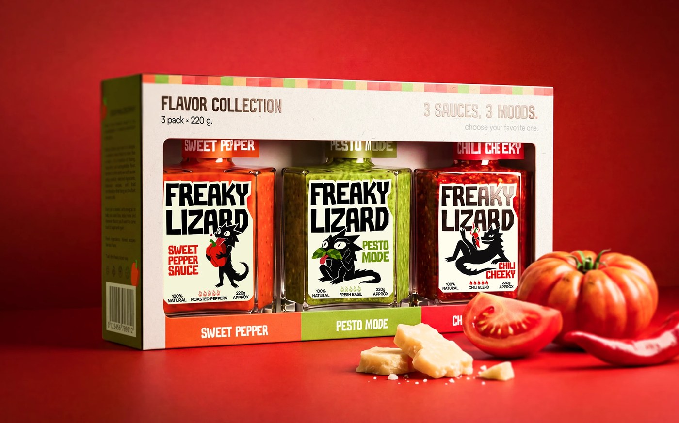 Freaky Lizard Branding Packaging Yevheniia Dutchak