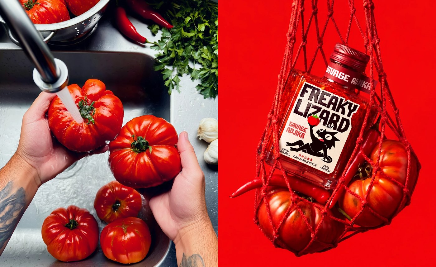 Freaky Lizard Branding Packaging Yevheniia Dutchak