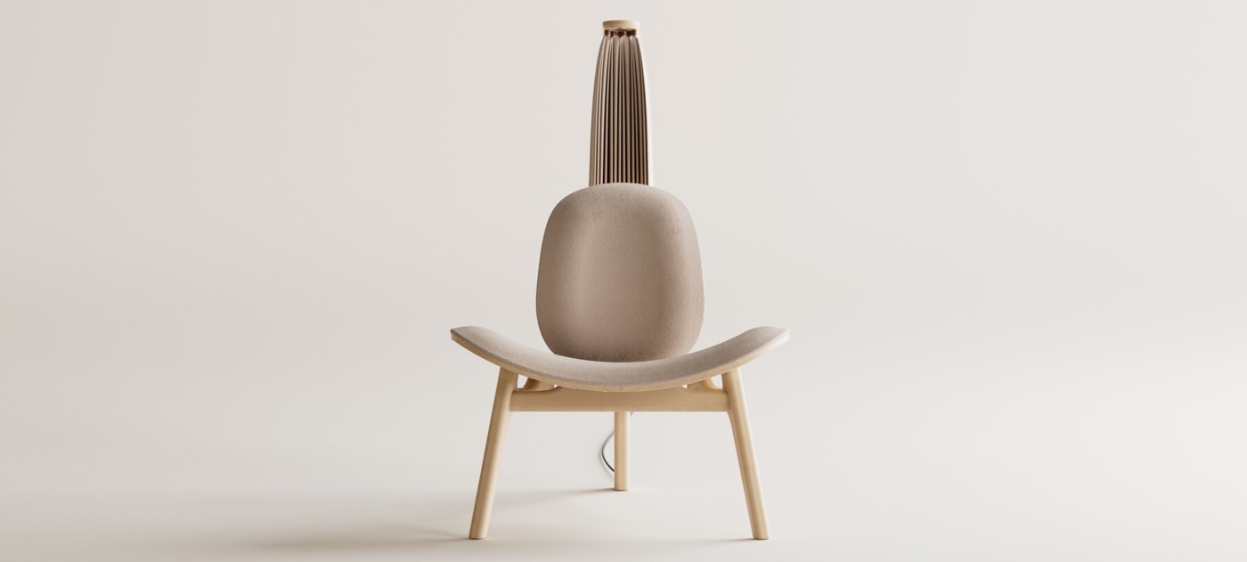 Shanti Meditation Chair Industrial Design by Futurewave
