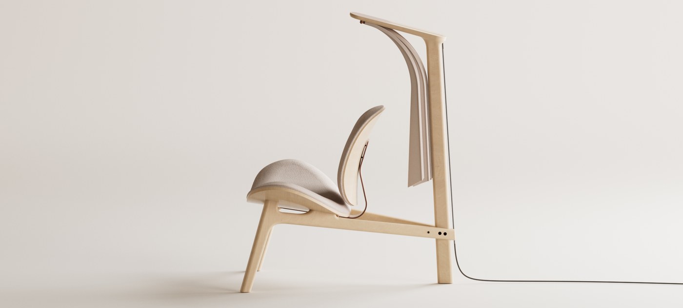 Shanti Meditation Chair Industrial Design by Futurewave