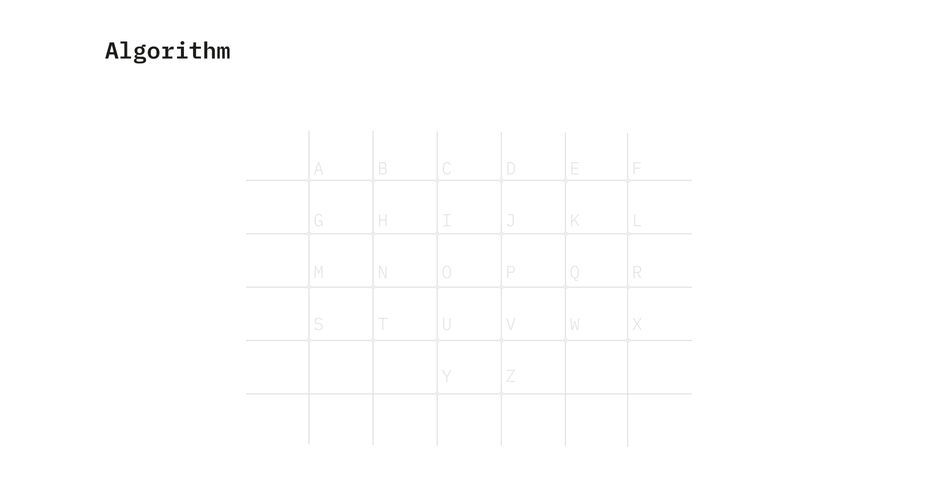 Animated letterforms sequence — generative identity name constellation design by Aishwarya Anand Singh