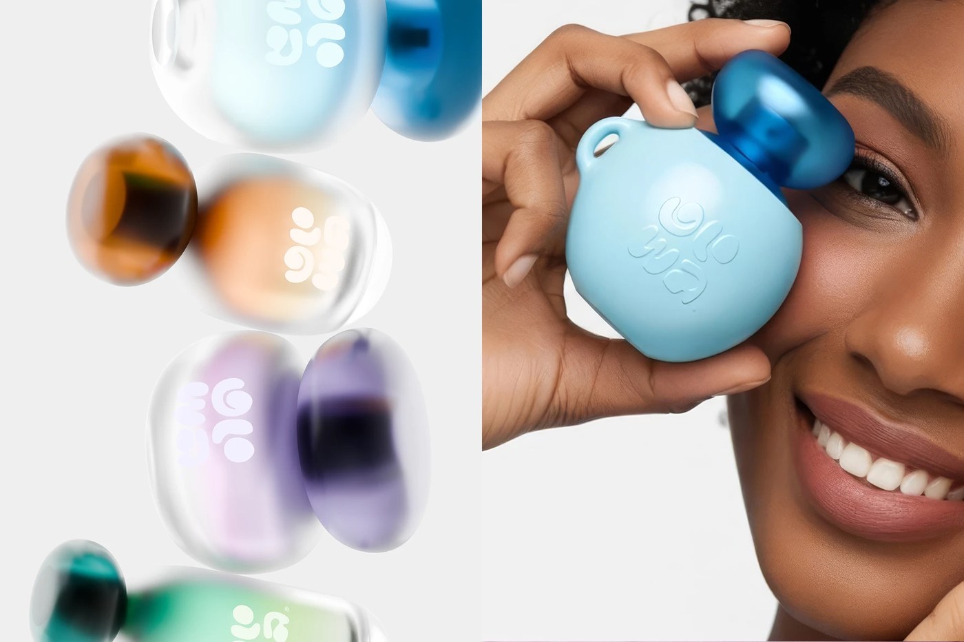GLOWA® Skincare Branding & composition detail — packaging design by Creavora ®