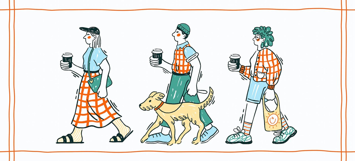 Creative signage for the coffee shop branding visual identity system