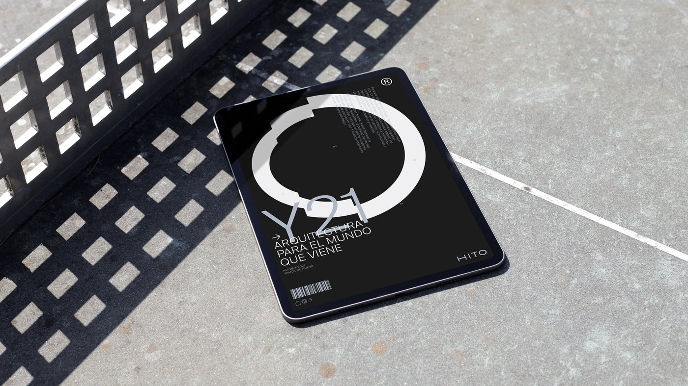 HITO® · Branding composition detail — architecture design by La Libertad Studio