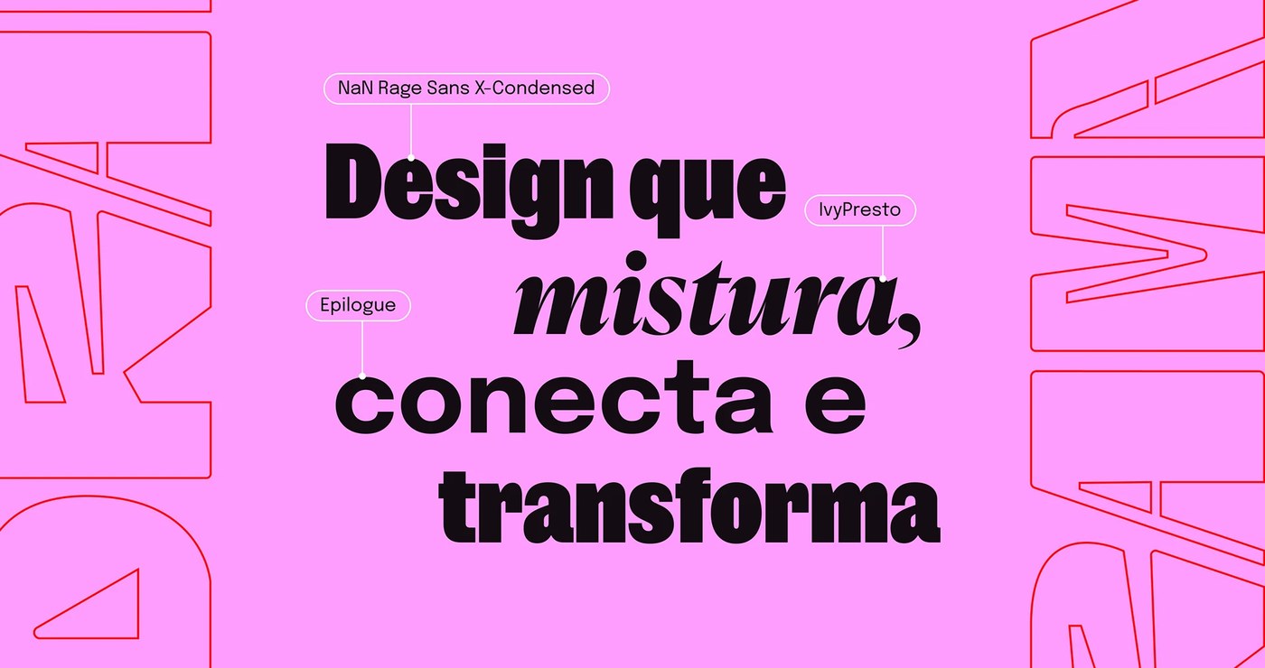 Typographic hierarchy and system breakdown for brand identity