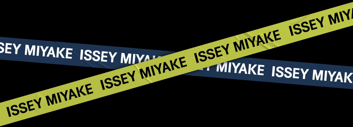 issey miyake magazine gunay hasanova animated cover design showing typographic hierarchy.
