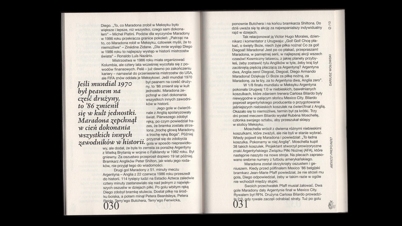 kopalnia magazine 2 world cup 2026 ania wielunska layout and typography