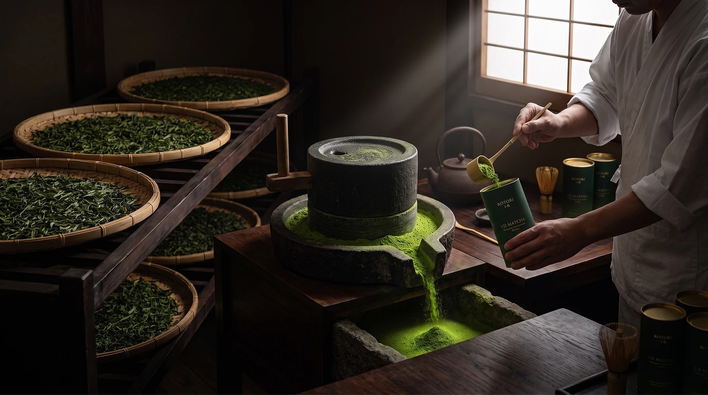 Packaging Design: KOTORI Uji Matcha by Valeriia Löffler