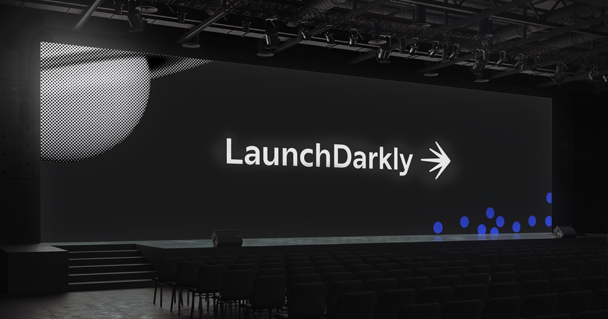 LaunchDarkly hero shot — visual identity by Focus Lab