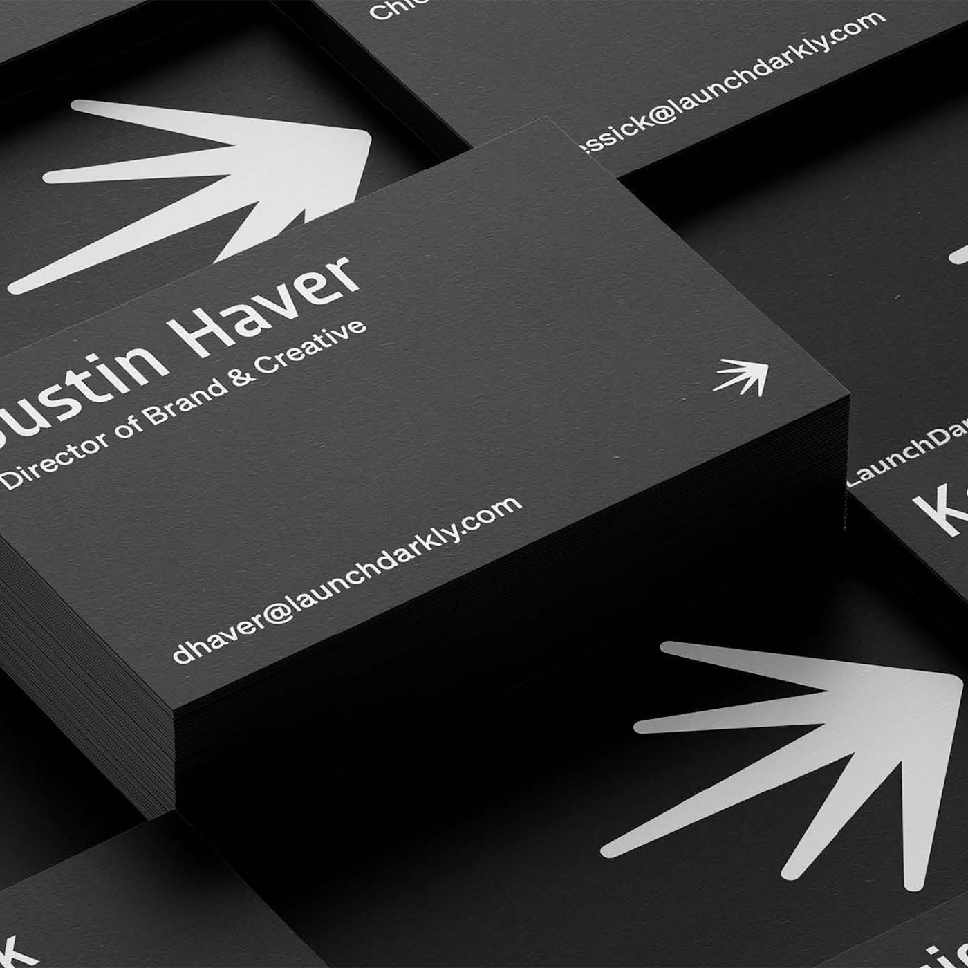 LaunchDarkly context shot — visual identity by Focus Lab