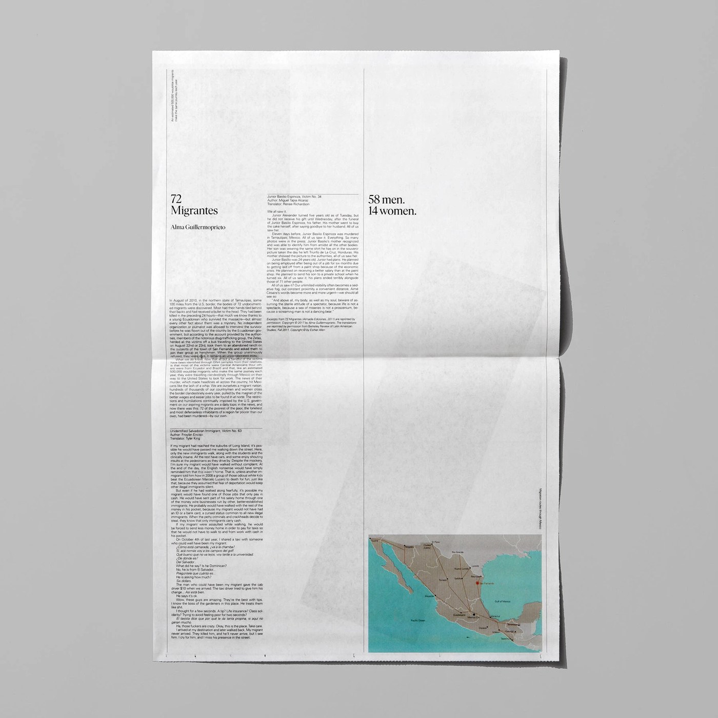 Lines Breaking editorial design typographic hierarchy and margin structure