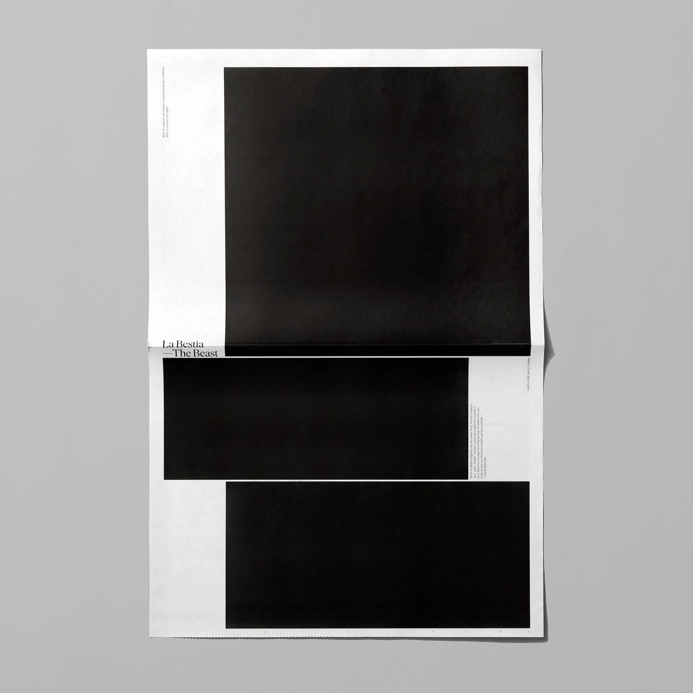 Lines Breaking Newspaper editorial design complete publication spreads by Underline Studio