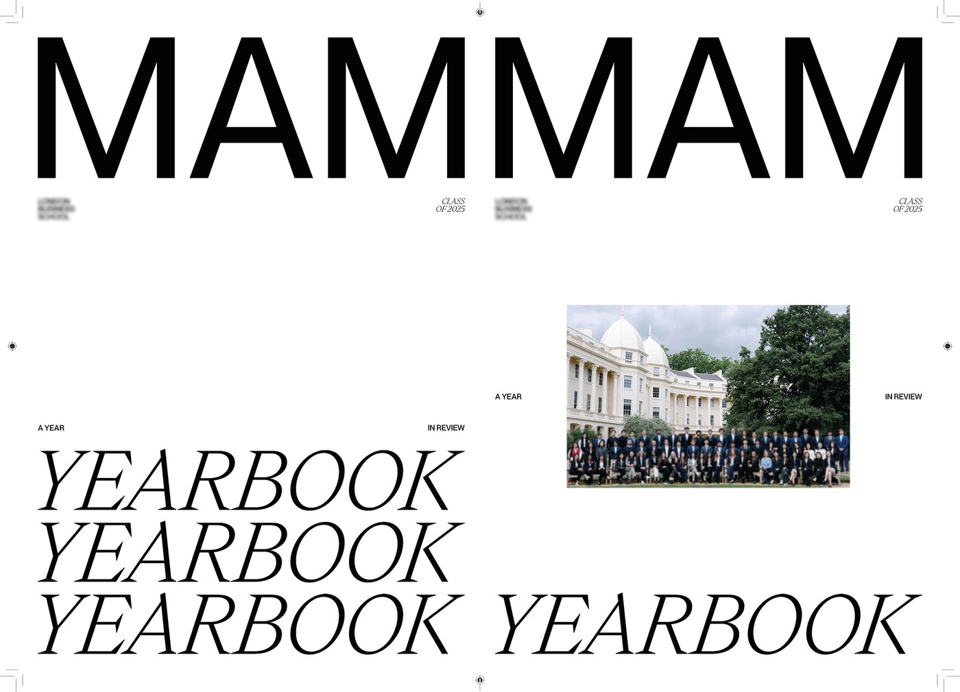 Editorial Design: MAM Yearbook by Florian Cornut
