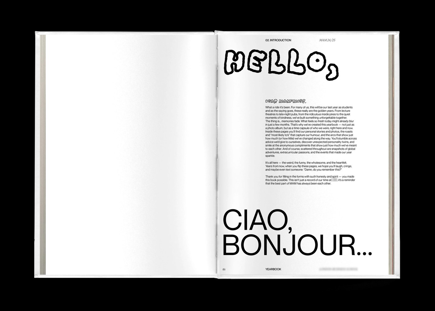 Editorial Design: MAM Yearbook by Florian Cornut