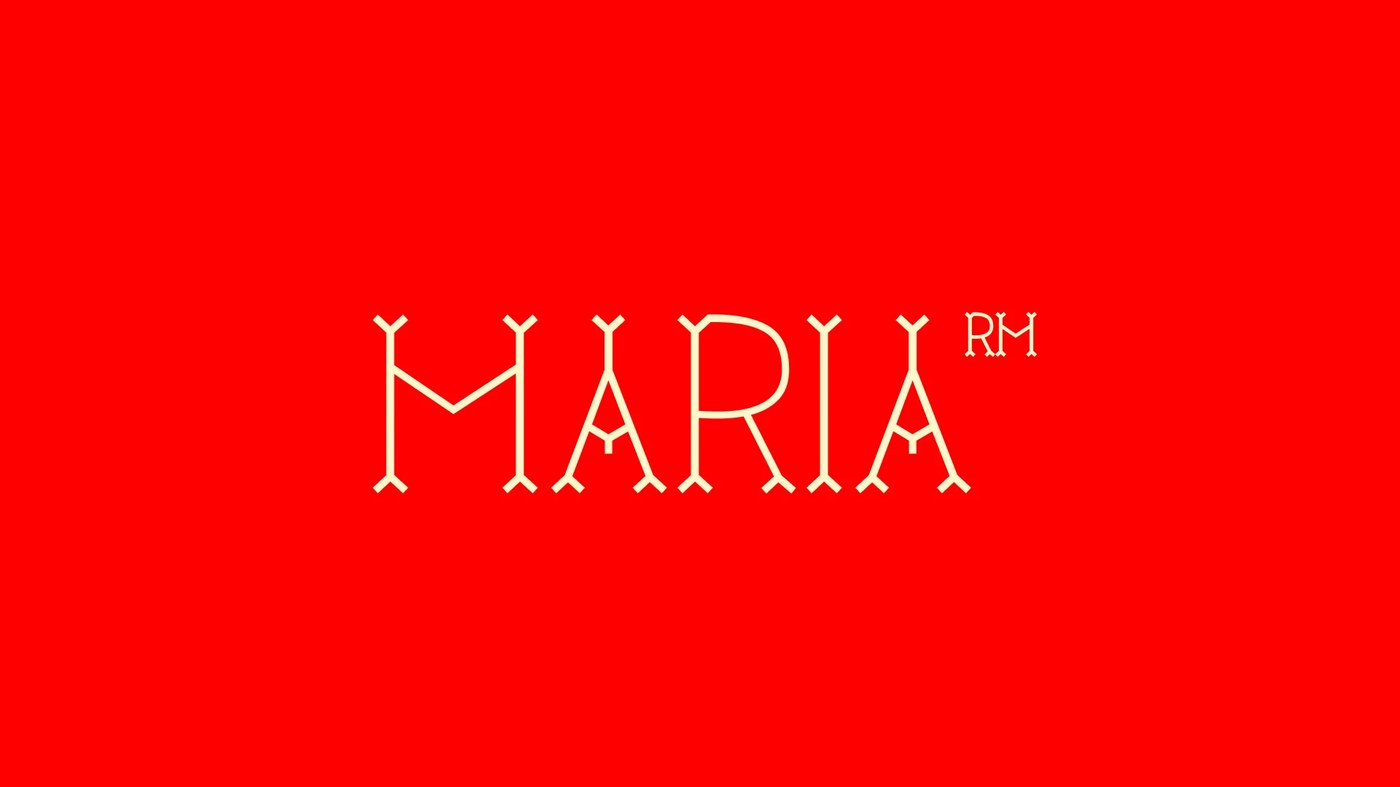 Maria RM Variable Typeface: Biscuit Lettering to Display Craft