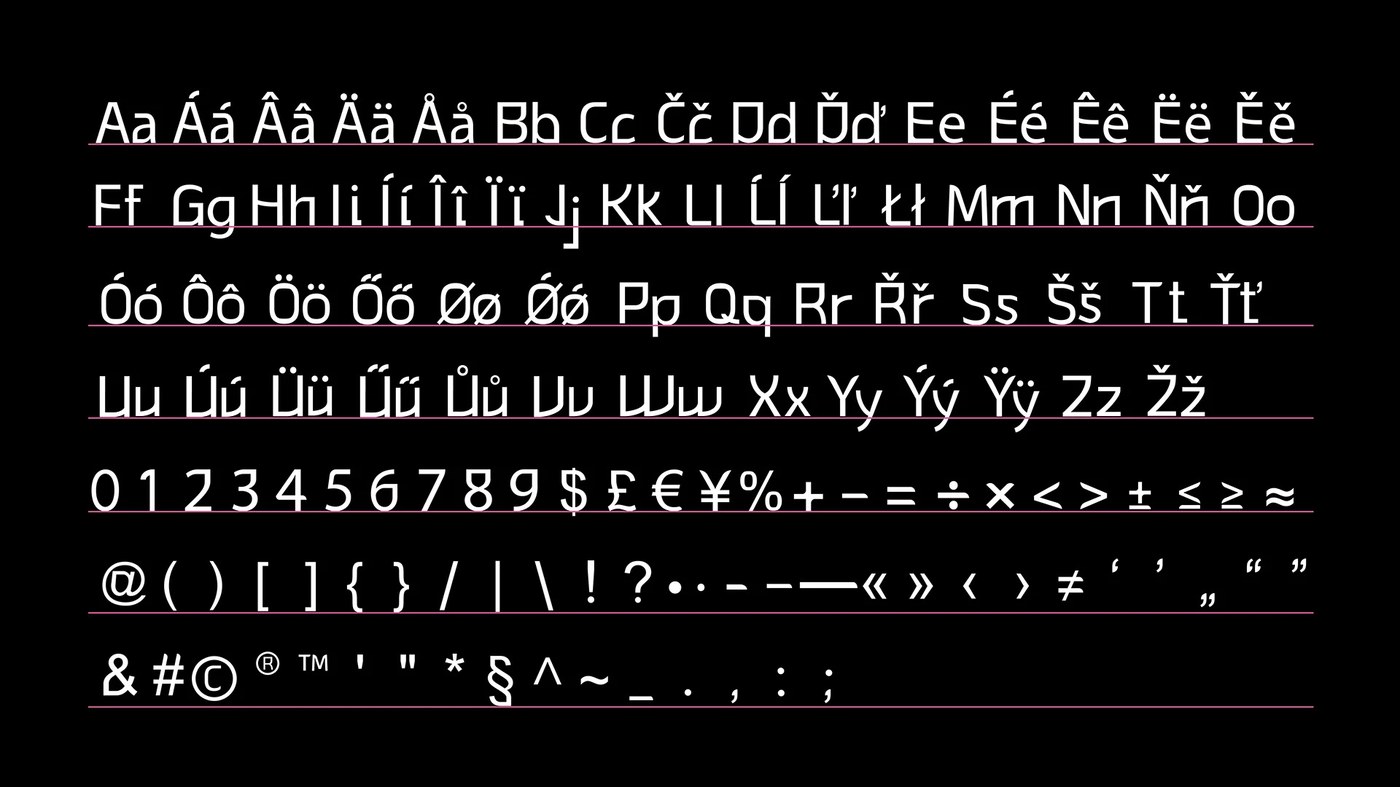 Fluorescent pink and teal ink layering in variable typeface specimen risograph print design