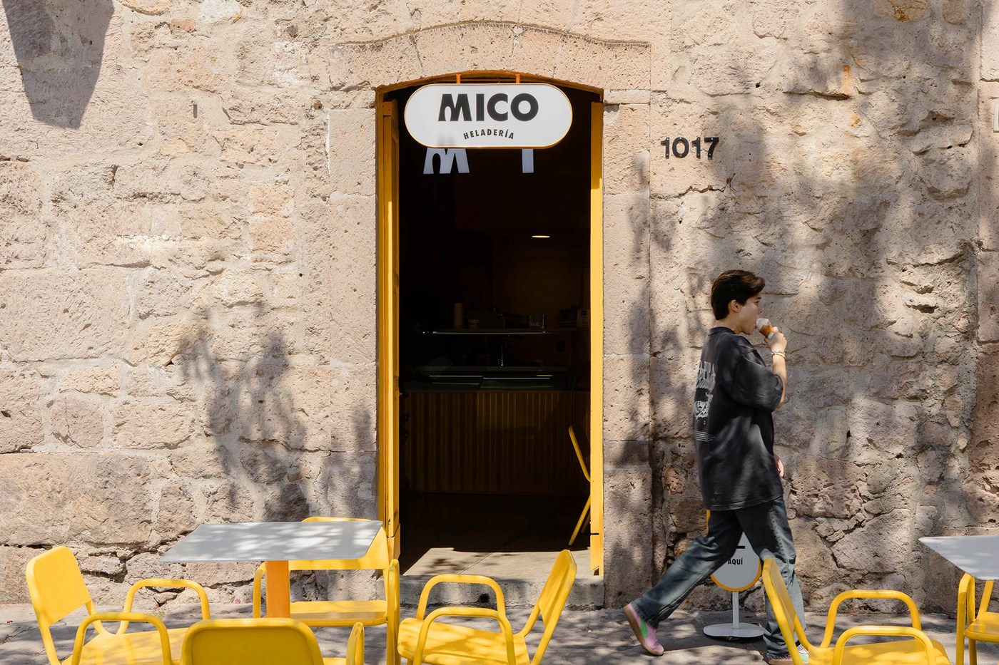 MICO HELADERÍA hero shot — brand identity design by Mingo Estudio