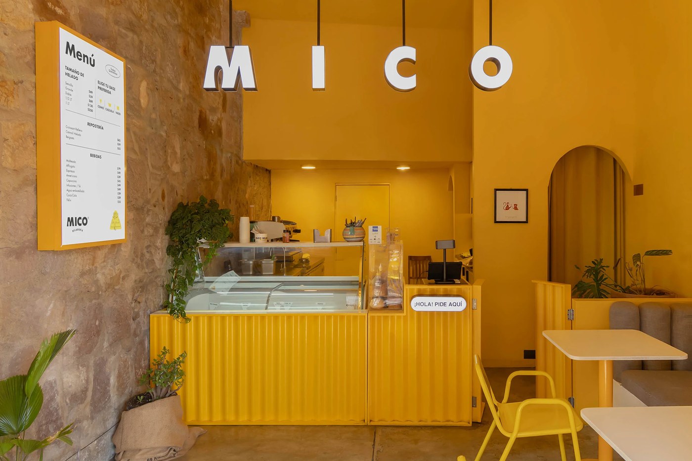 MICO HELADERÍA system overview — brand identity design by Mingo Estudio