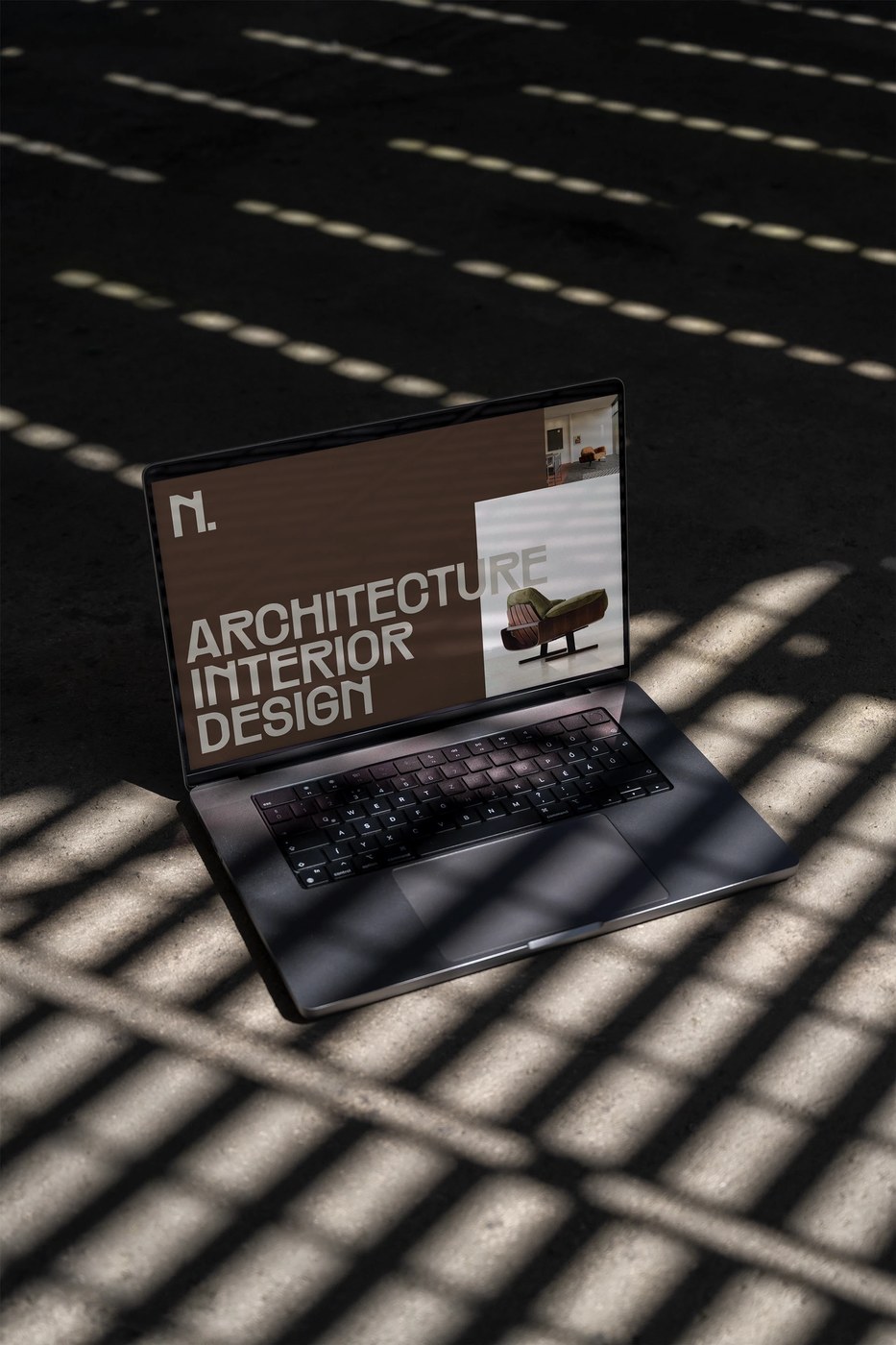 Neckel Studio brutalist visual identity brand presentation by Monga Design