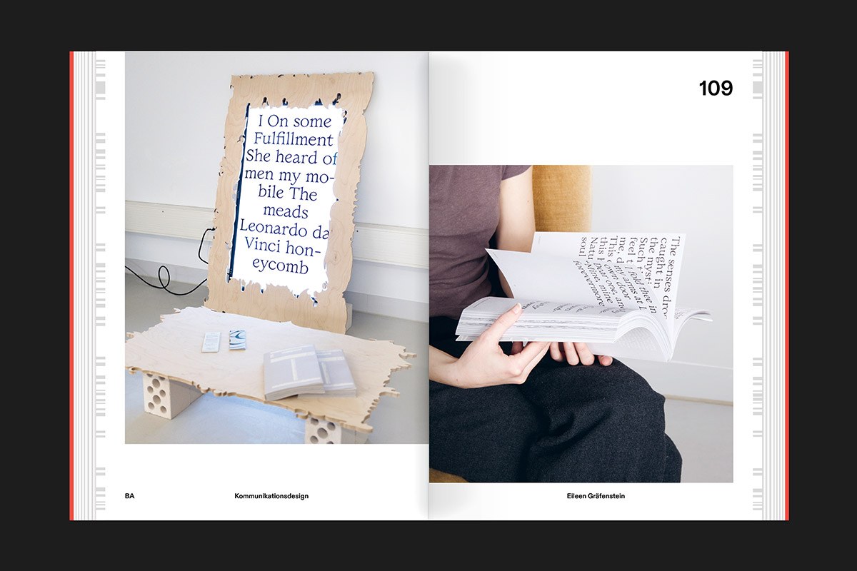 Graduate project detail — New Design from Düsseldorf graphic design book