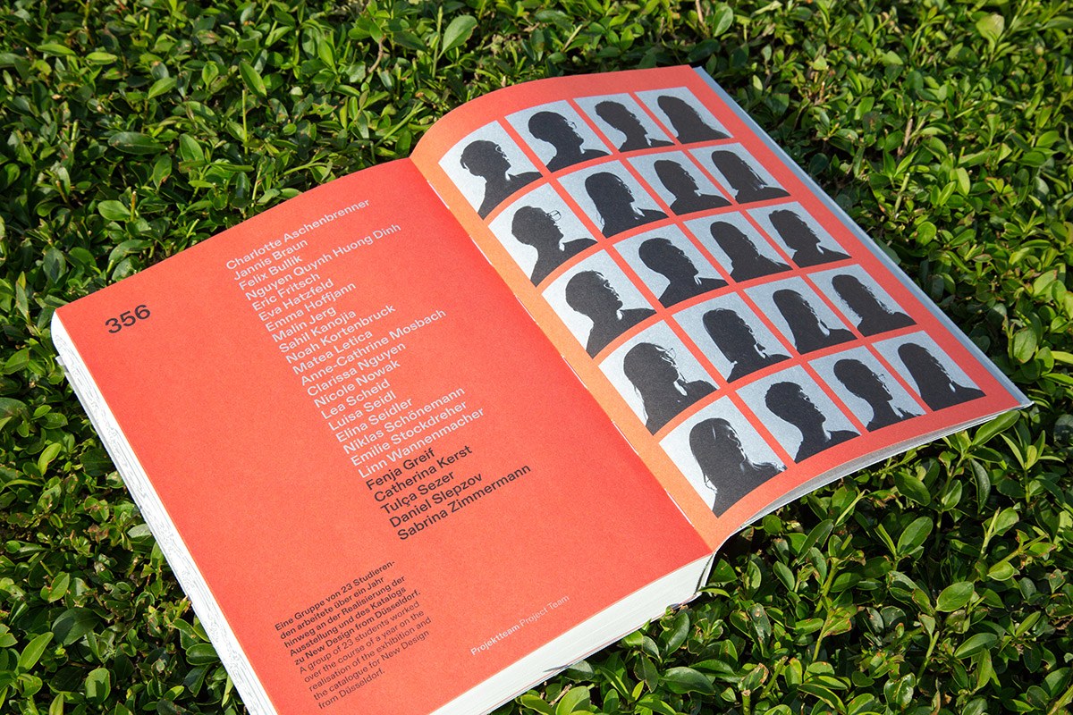 Folk illustration spread — graduate graphic design book Slanted Publishers