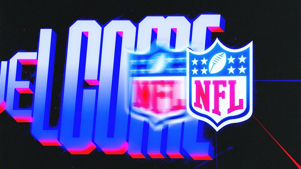 NFL kinetic branding visual identity by Mat Voyce