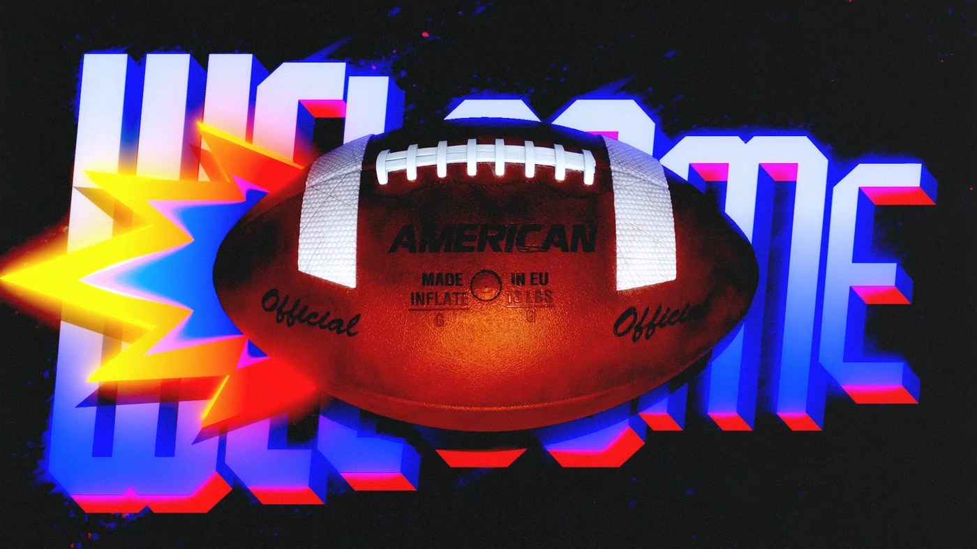 NFL kinetic branding visual identity by Mat Voyce