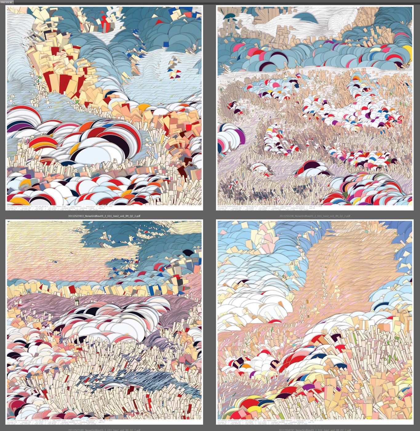 noise-scape 2025 holger lippmann generative art