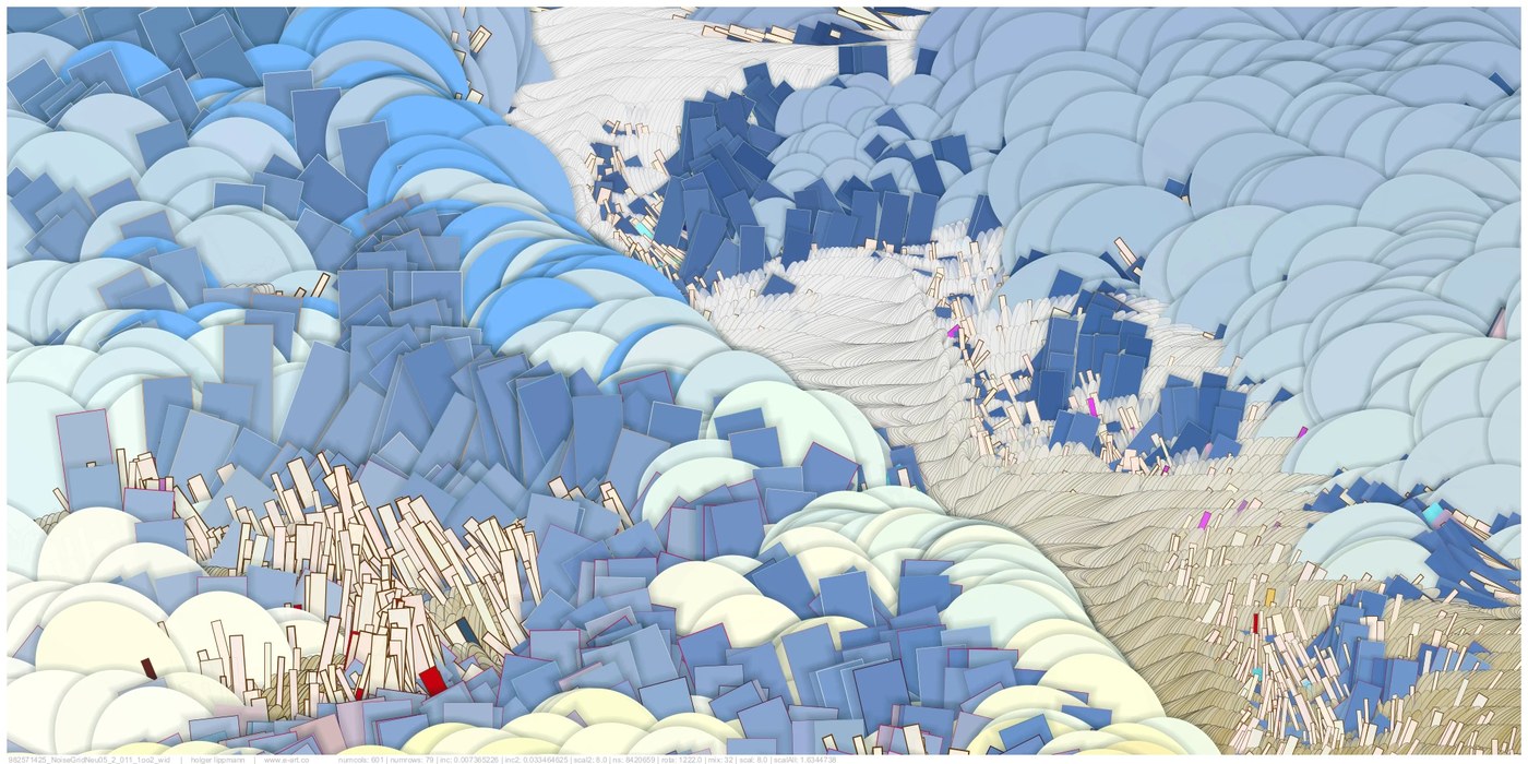 noise-scape 2025 holger lippmann generative art